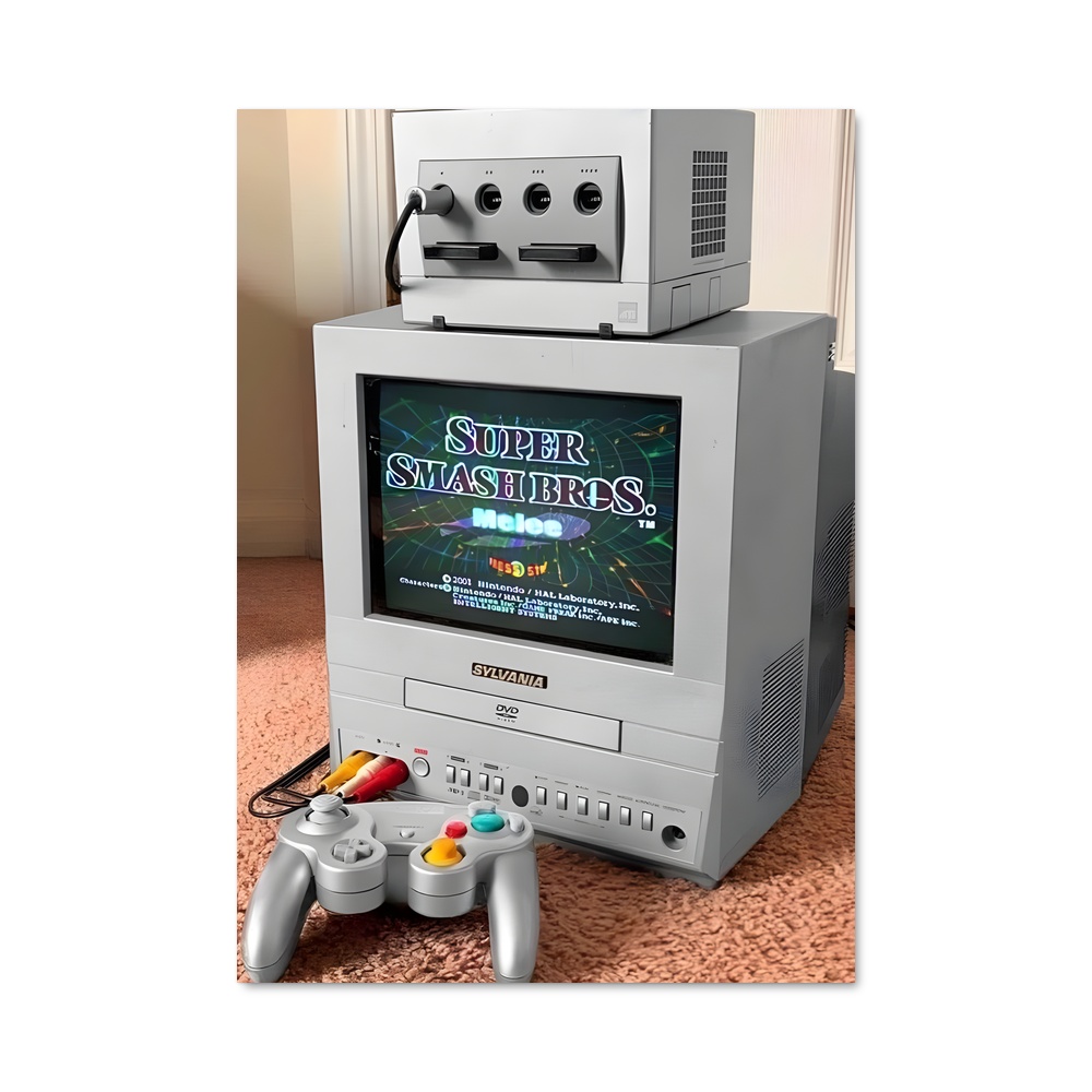 Poster Game Cube Controller – affiche Consoles